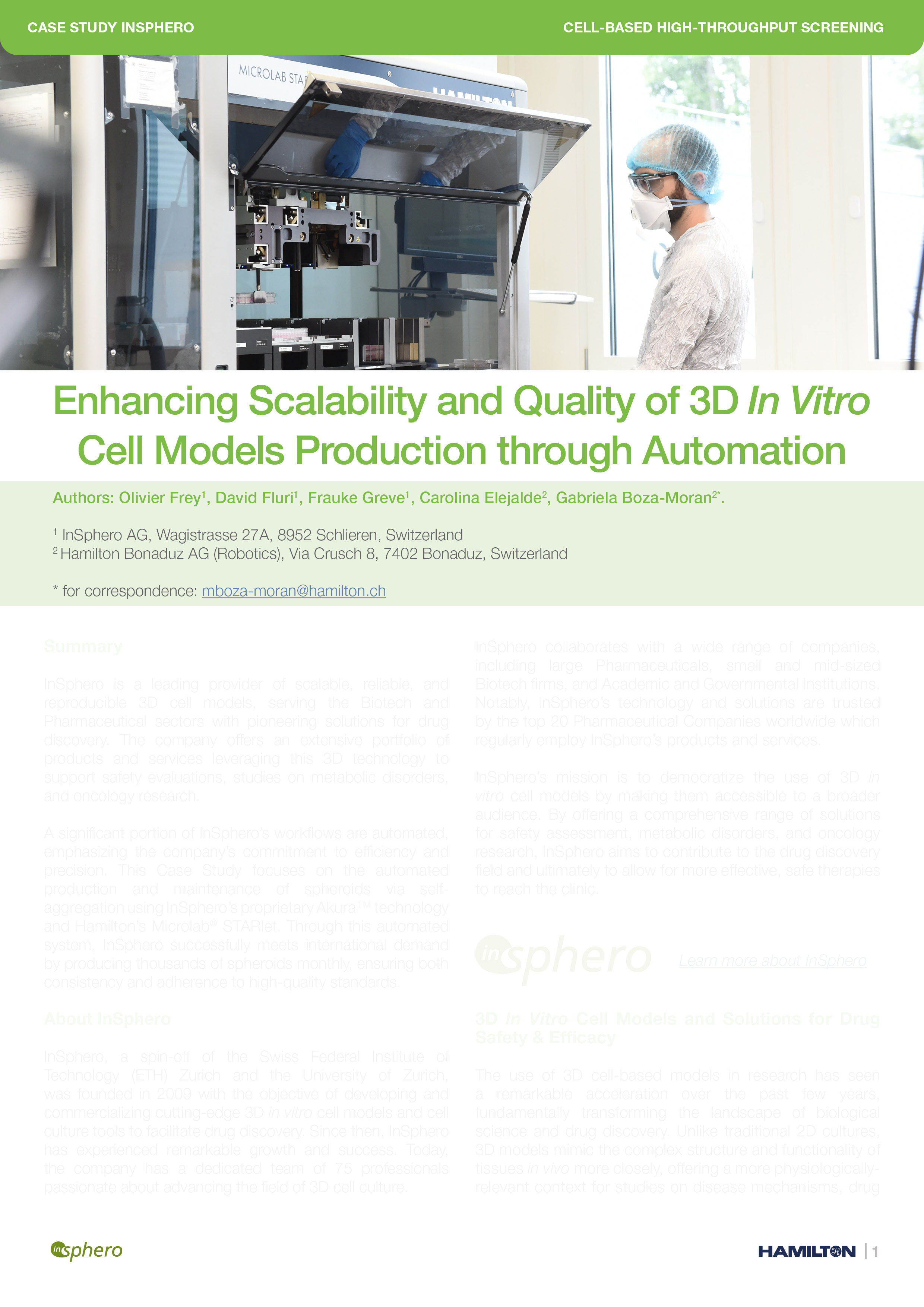 Computer Model Cell Process Enhancing Scalability and Quality of 3D Cell Model Production via ...